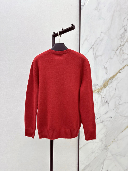 Valen 25fw embroidery sweater