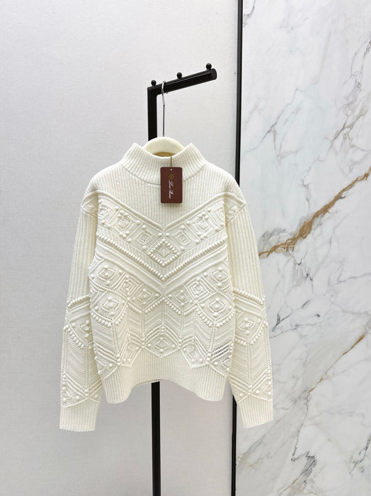 Loro 25fw jacquard sweater