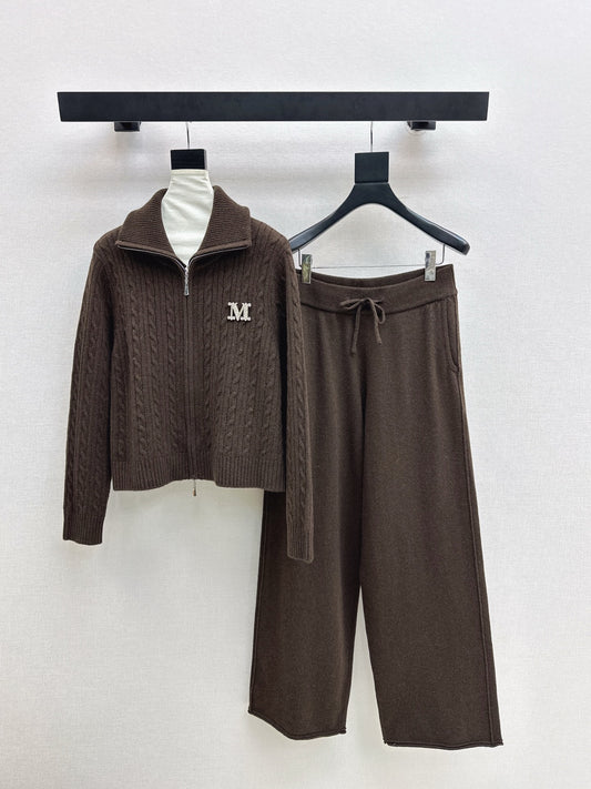 Max 25fw wool jacket+straight pants