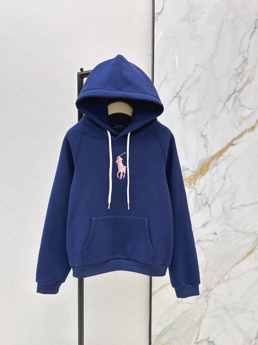 Ralp 25fw fleece lined hooded sweatshirt