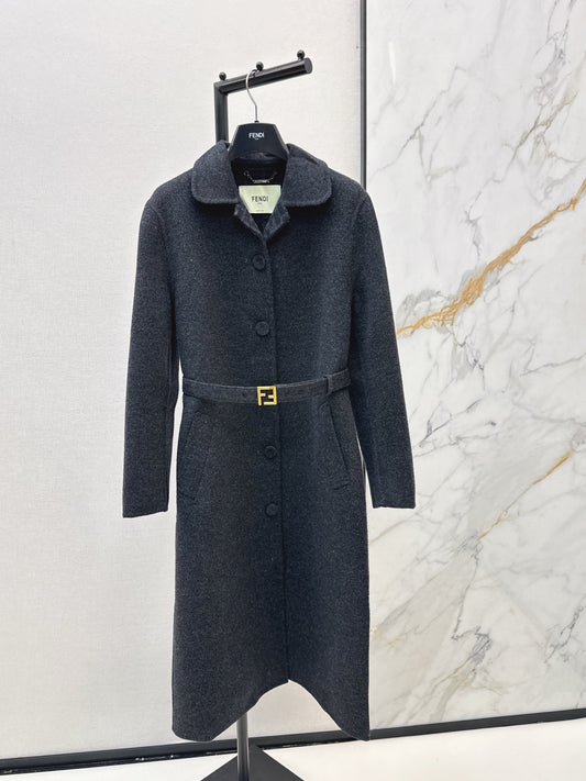 Fend 25fw woolen overcoats