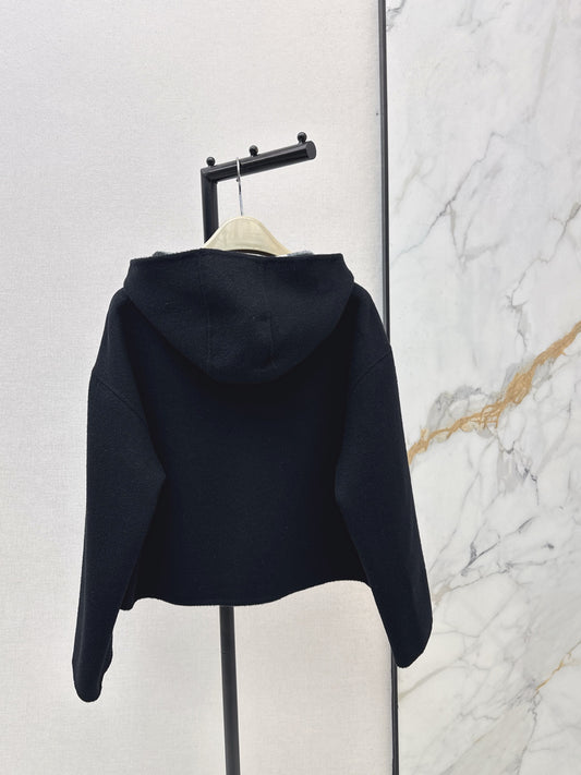 Burb 25fw zipper hooded jacket