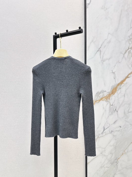 Miu 25fw jacquard  basic tee