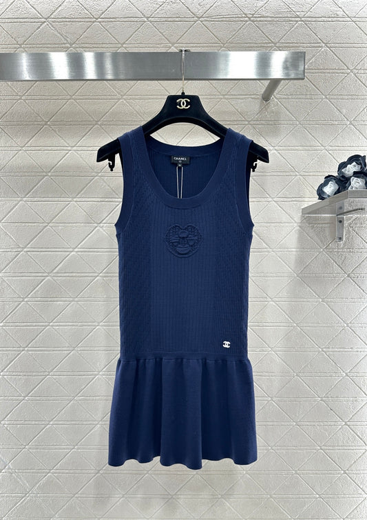 Chan 25fw knit sleeveless dress