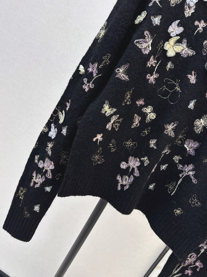 CD 26ss embroidery knitwear
