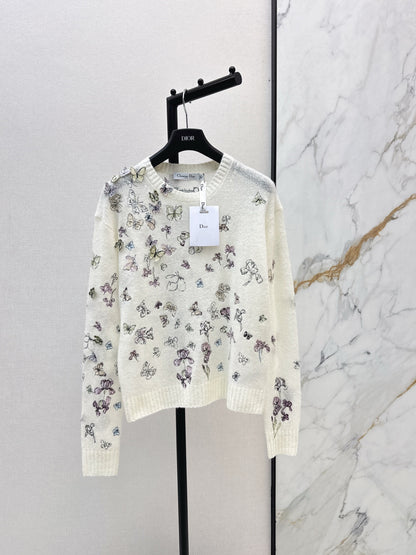 CD 26ss embroidery knitwear