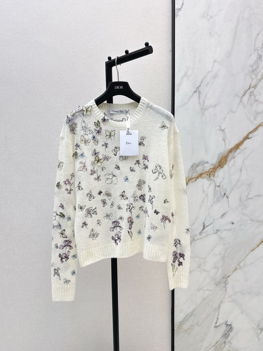 CD 26ss embroidery knitwear