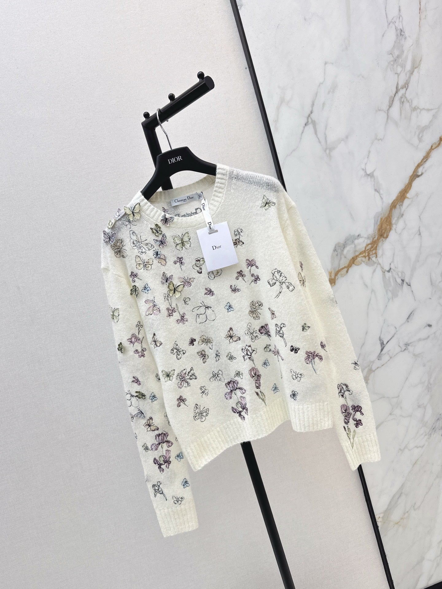 CD 26ss embroidery knitwear