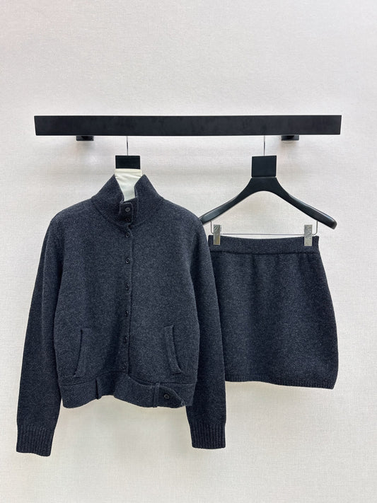 Max 26ss wool jacket skirt outfit set