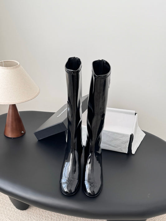 Chan 25fw horse riding boots