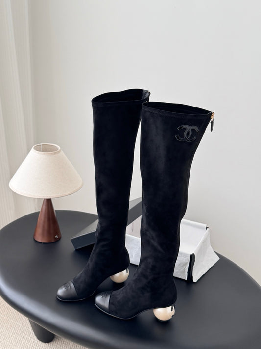 Chan 25fw over the knee boots