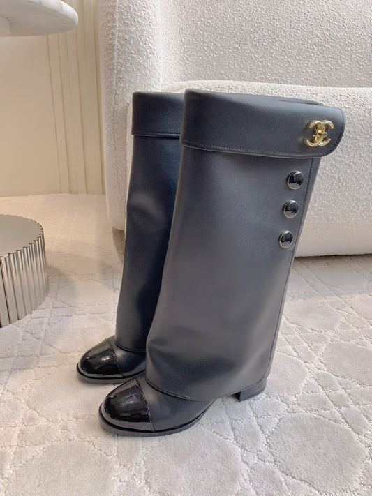 Chan 25fw cuff boots