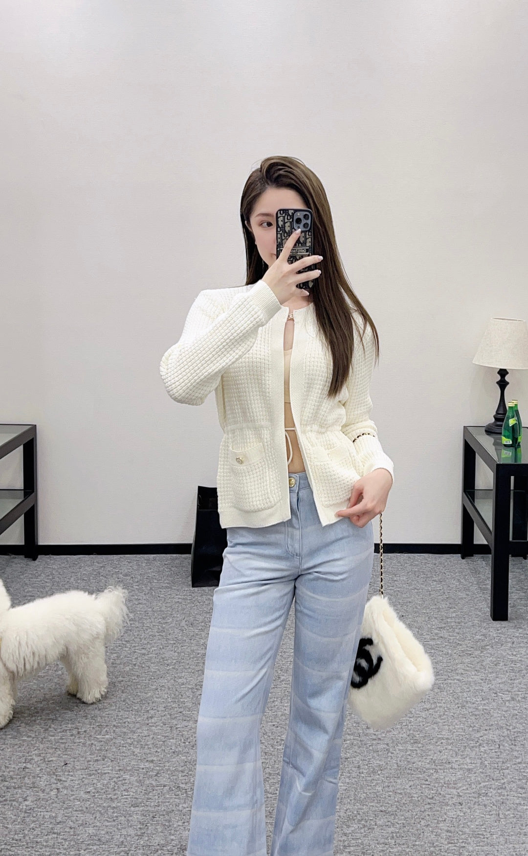 Chan 25fw flared jeans