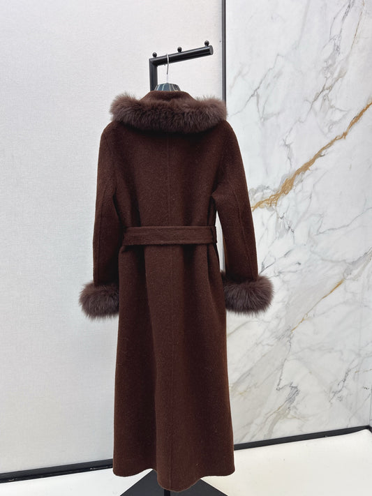 Fend 25fw woolen overcoats