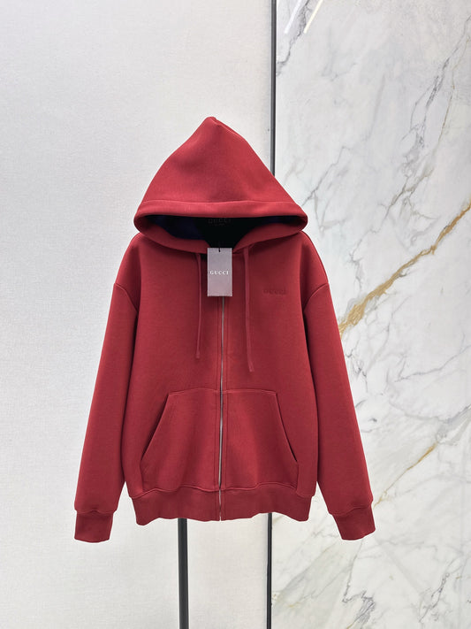 Gucc 26ss zip-up hoodies