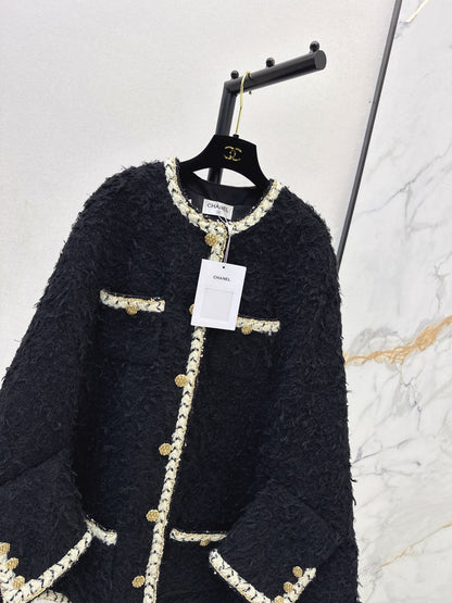 Chan 26ss tweed cape coats