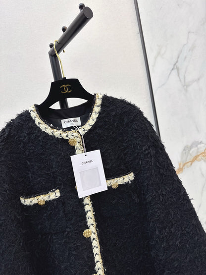 Chan 26ss tweed cape coats