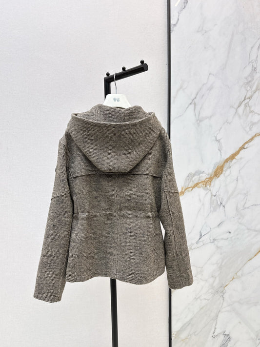 Monc 26ss drawstring hooded jacket