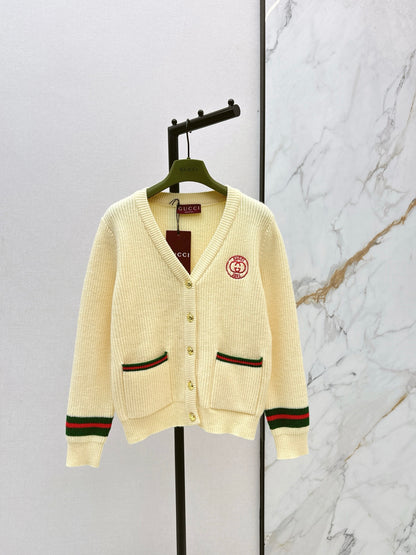 Gucc 25fw jacquard knit cardigan