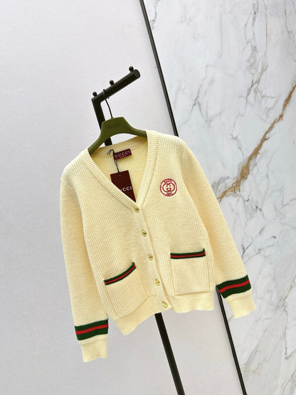 Gucc 25fw jacquard knit cardigan