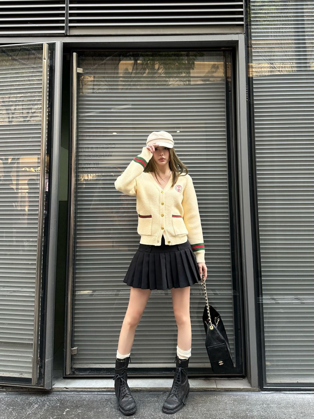 Gucc 25fw jacquard knit cardigan