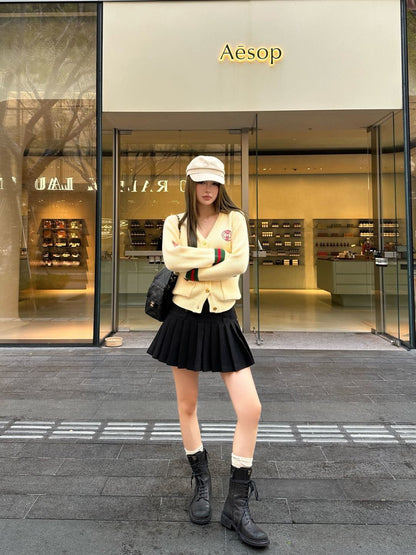 Gucc 25fw jacquard knit cardigan