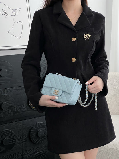 Chan cf17 chain shoulder bag