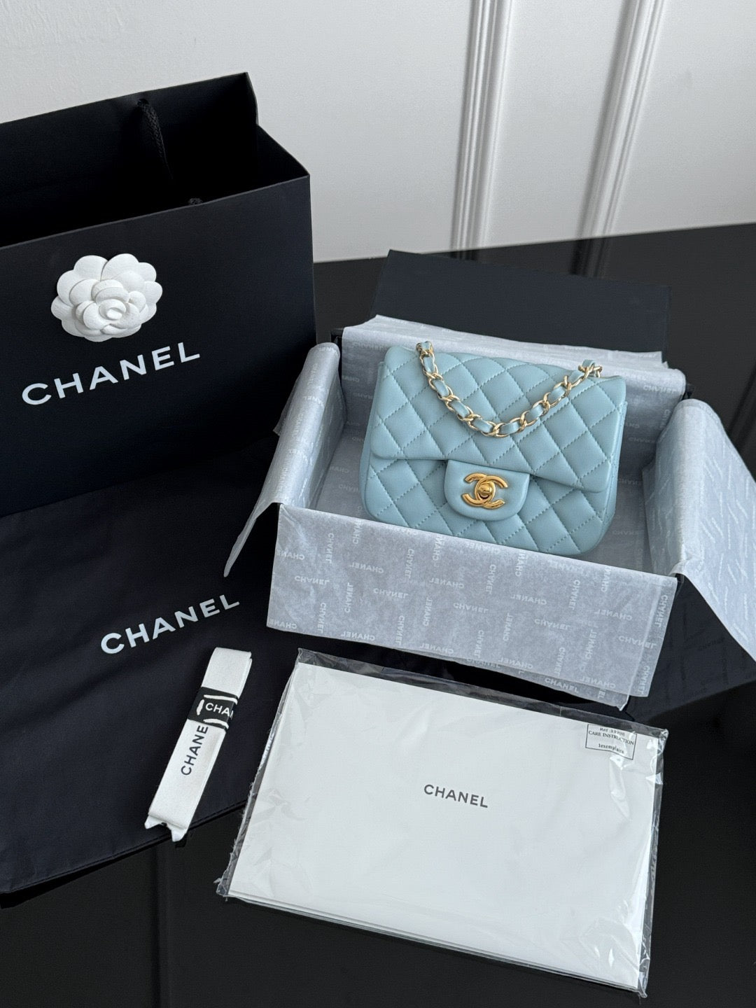 Chan cf17 chain shoulder bag