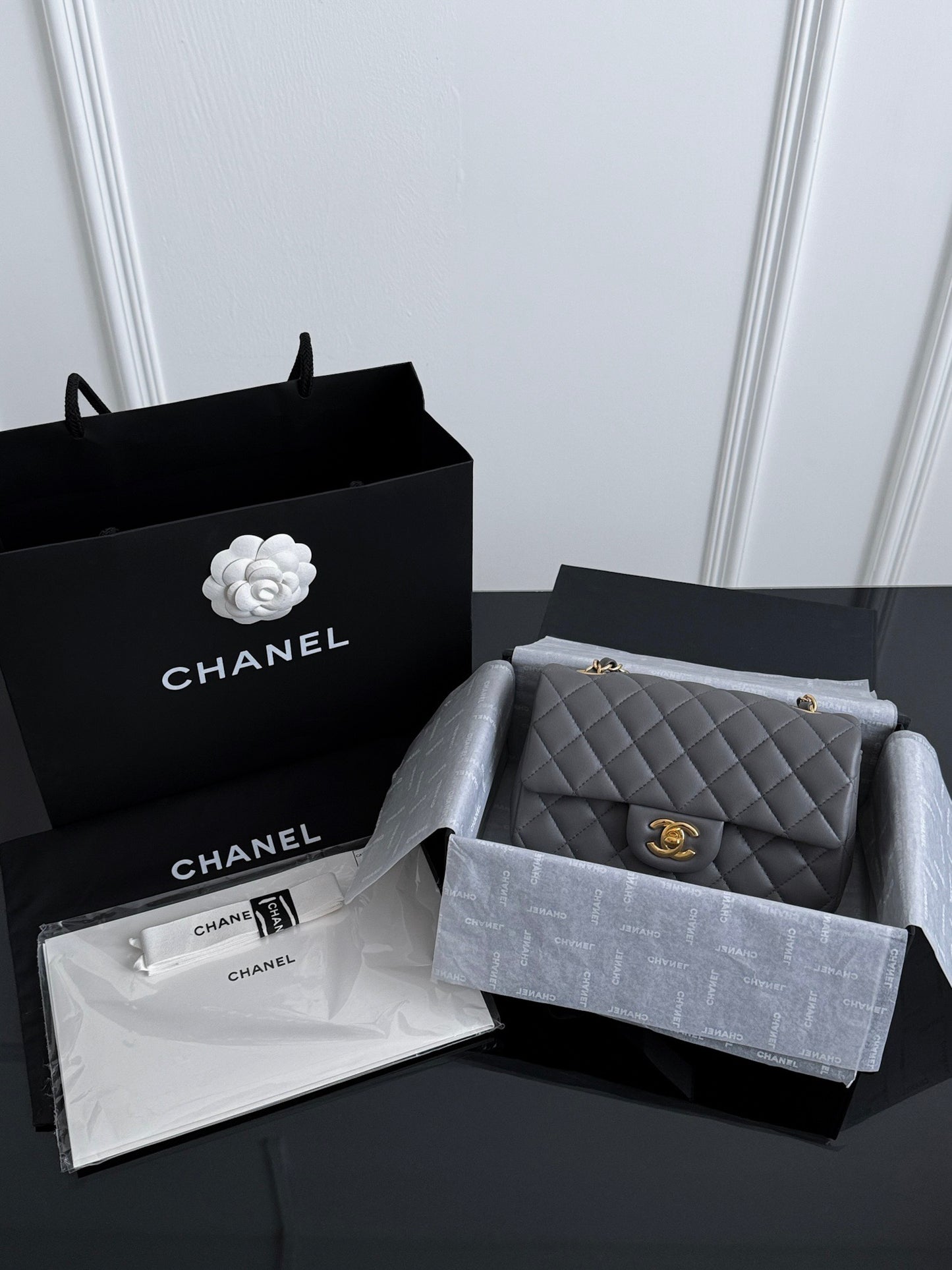 Chan cf20 chain shoulder bag