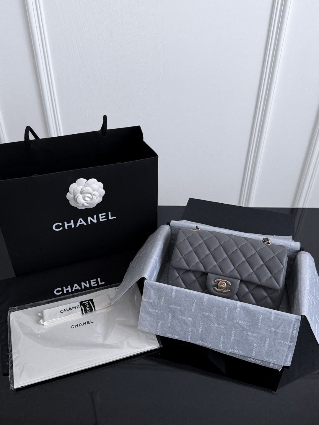 Chan cf20 chain shoulder bag