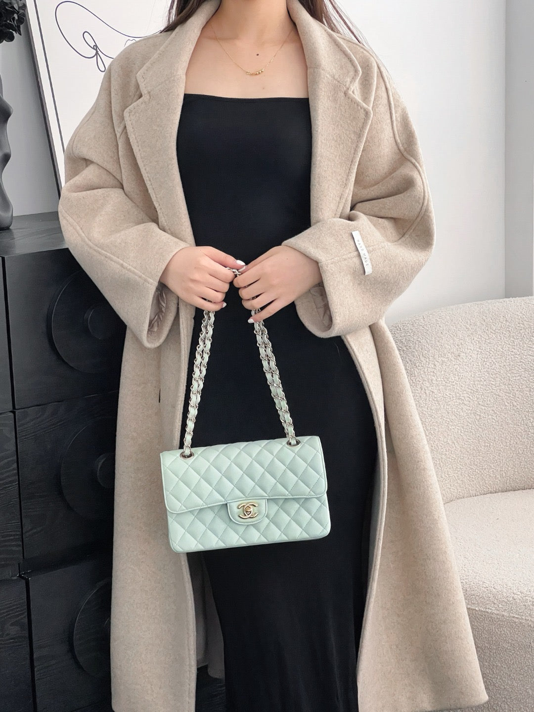 Chan cf23 chain shoulder bag