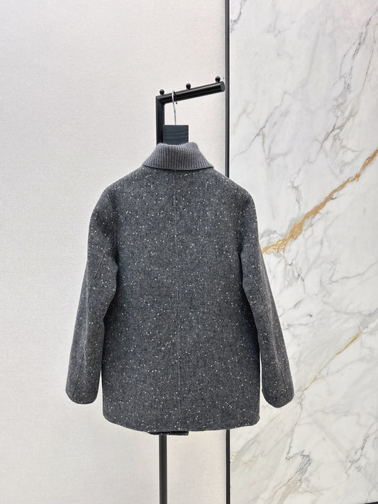 Max 26ss wool jacket with shawl