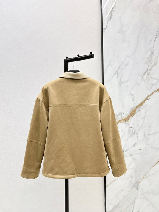 Prad 26ss suede jacket