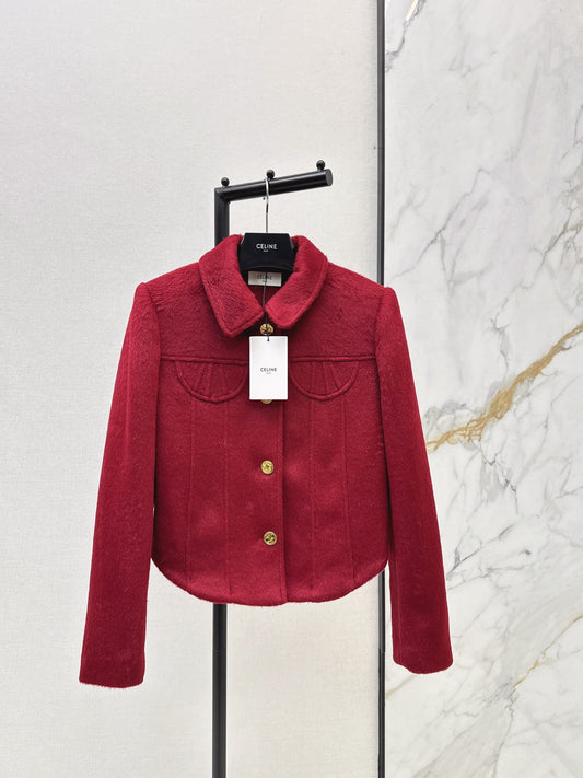 Celi 26ss woolen vintage jacket