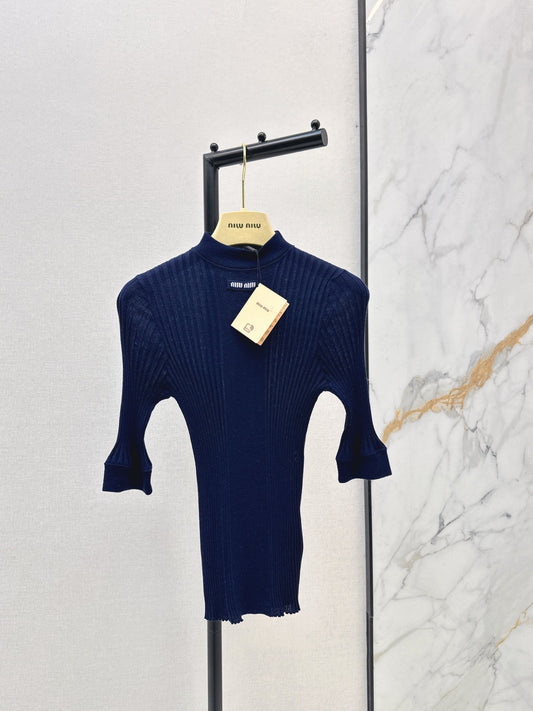 Miu 26ss short sleeve knitwear