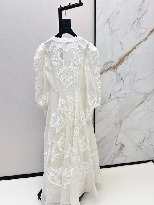 Zimm 26ss embroidery dress