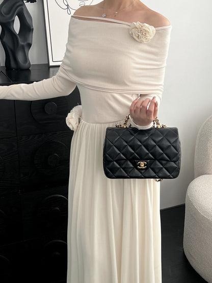 Chan 24B twist handle shoulder bag