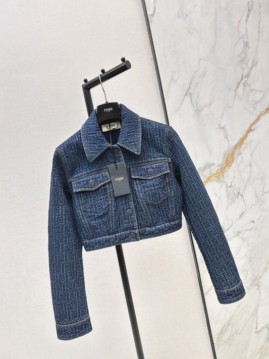 Fend 26ss short denim jacket