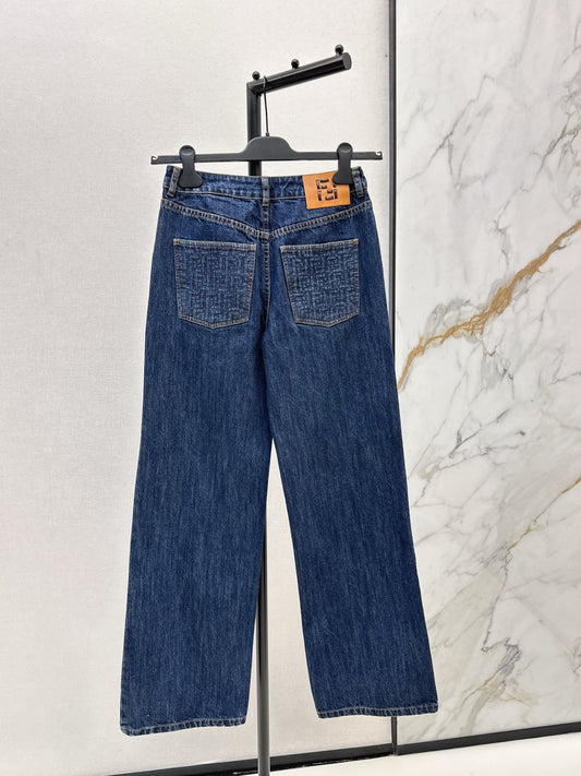 Fend 26ss straight jeans