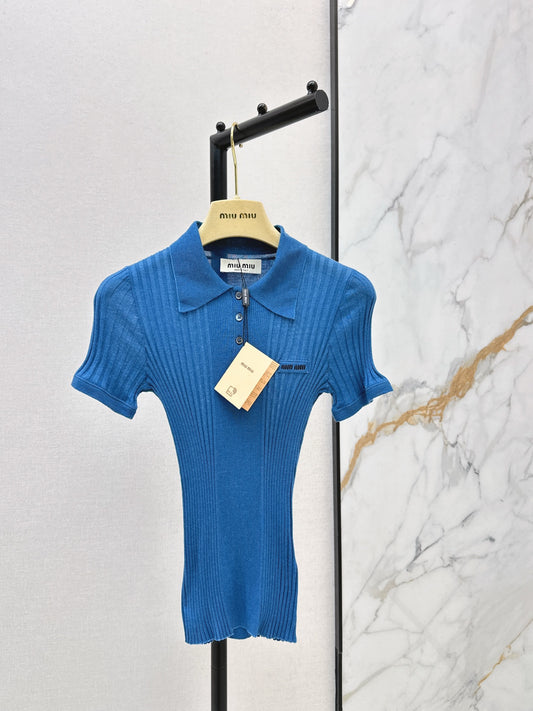 Miu 26ss polo knitwear