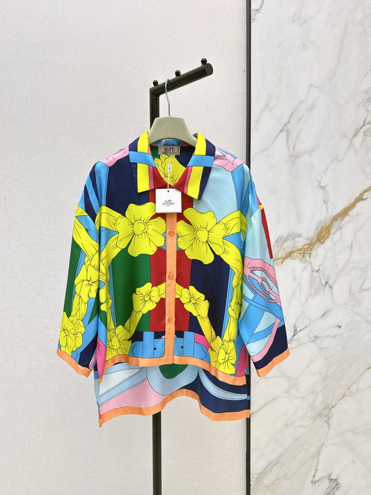 Herm 26ss floral print shirts