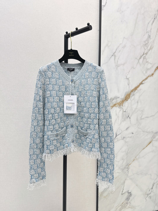 Chan 26ss tassel cardigan