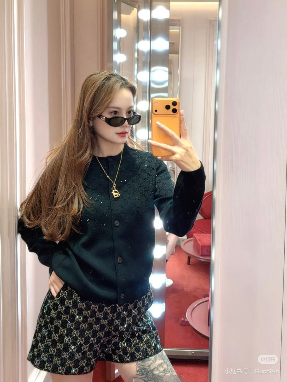 Gucc 26ss woven short