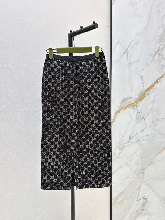 Gucc 26ss woven skirts