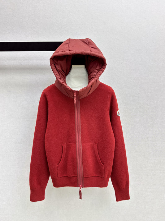 Monc 26ss hooded cardigan jacket