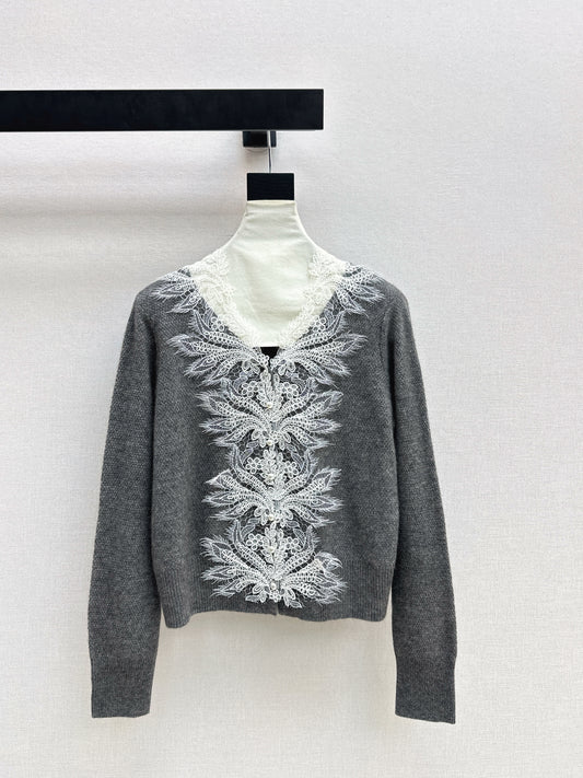 ES 26ss contract lace cardigan