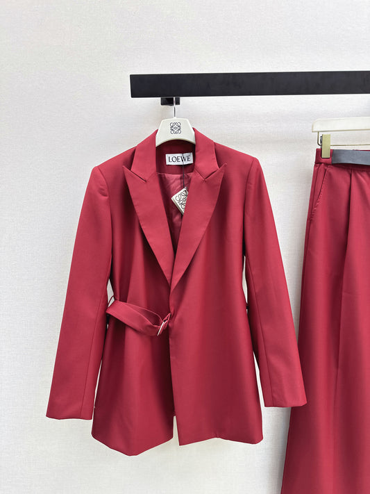 Loe 26ss belted blazer