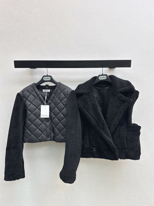 Max 26ss contract padded jacket + teddy vest