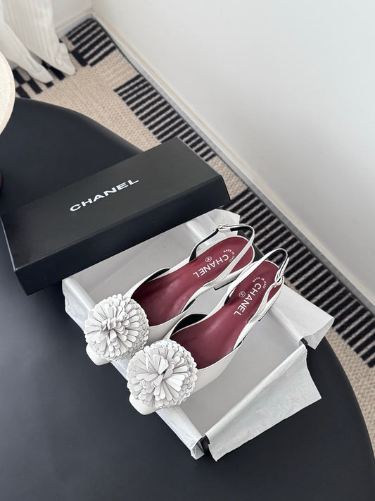 Chan 26ss slingback flats