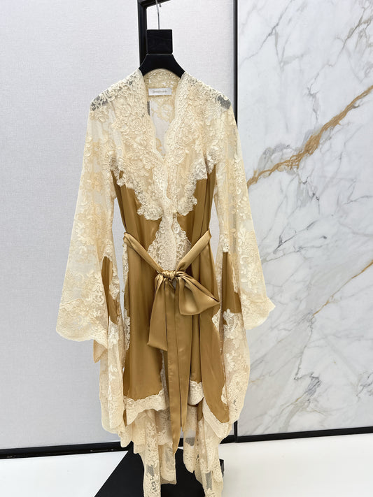 Zimm 26ss contract lace dress